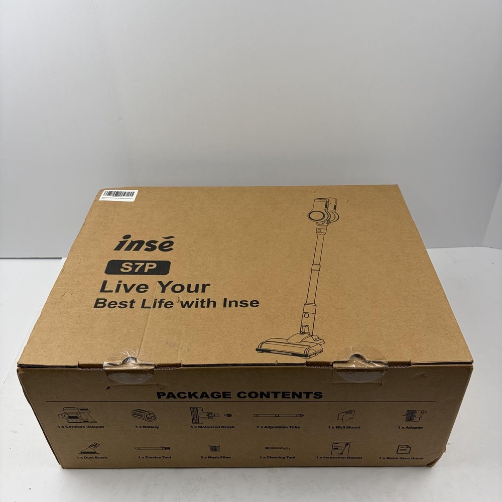 INSE S7P Cordless Stick Vacuum Cleaner Bagless Portable Home Floor New